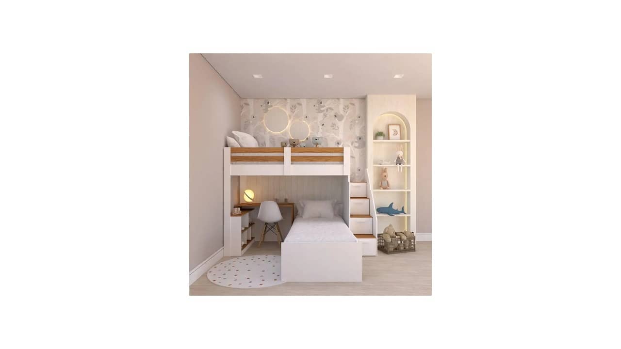 Melhor Beliche Infantil: Design Versátil e Seguro para Crianças