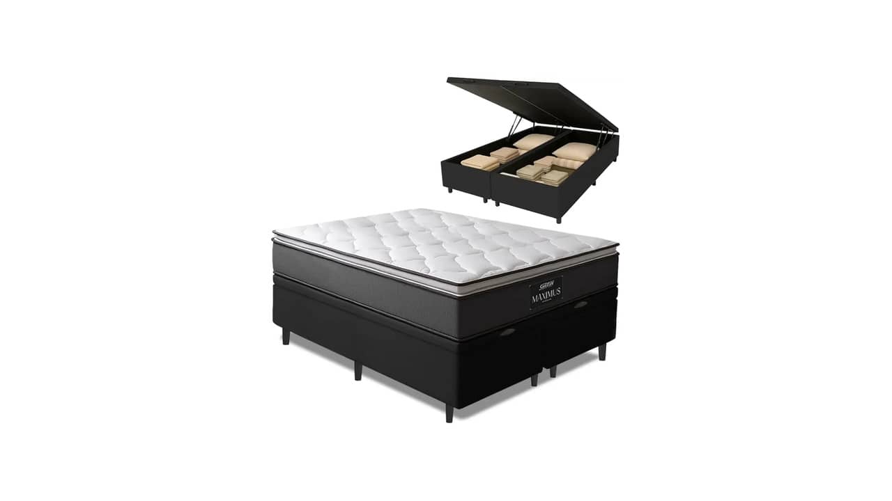 Melhor Cama Box King: Pillow Top e Alta Capacidade
