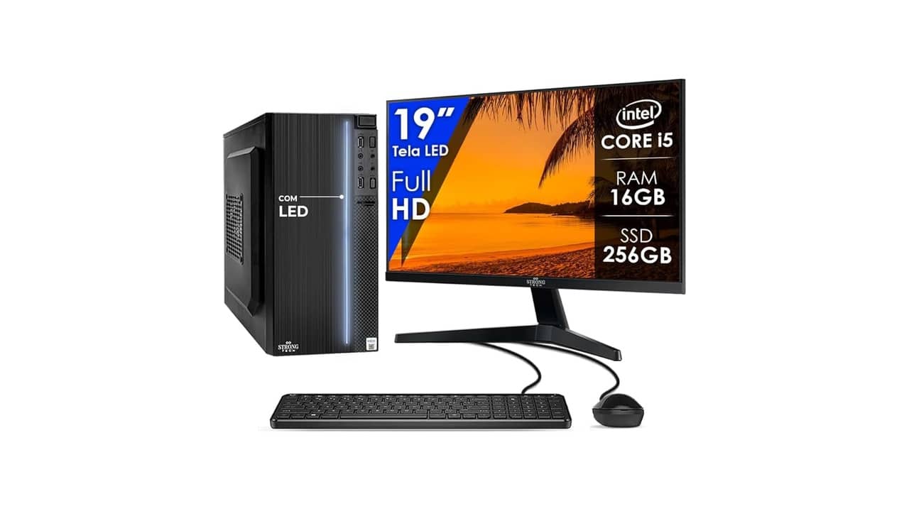 Melhor Computador Completo: Intel i5 e i7 com SSD e 16GB de RAM