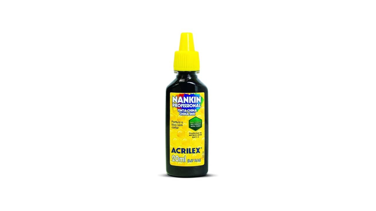 Melhor Tinta Nanquim: Análise de 10 Modelos Profissionais