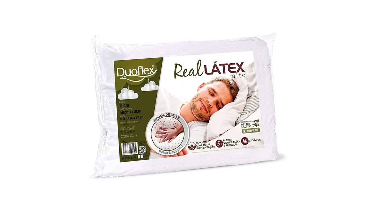Melhor Travesseiro de Látex: 10 Opções Altamente Recomendadas