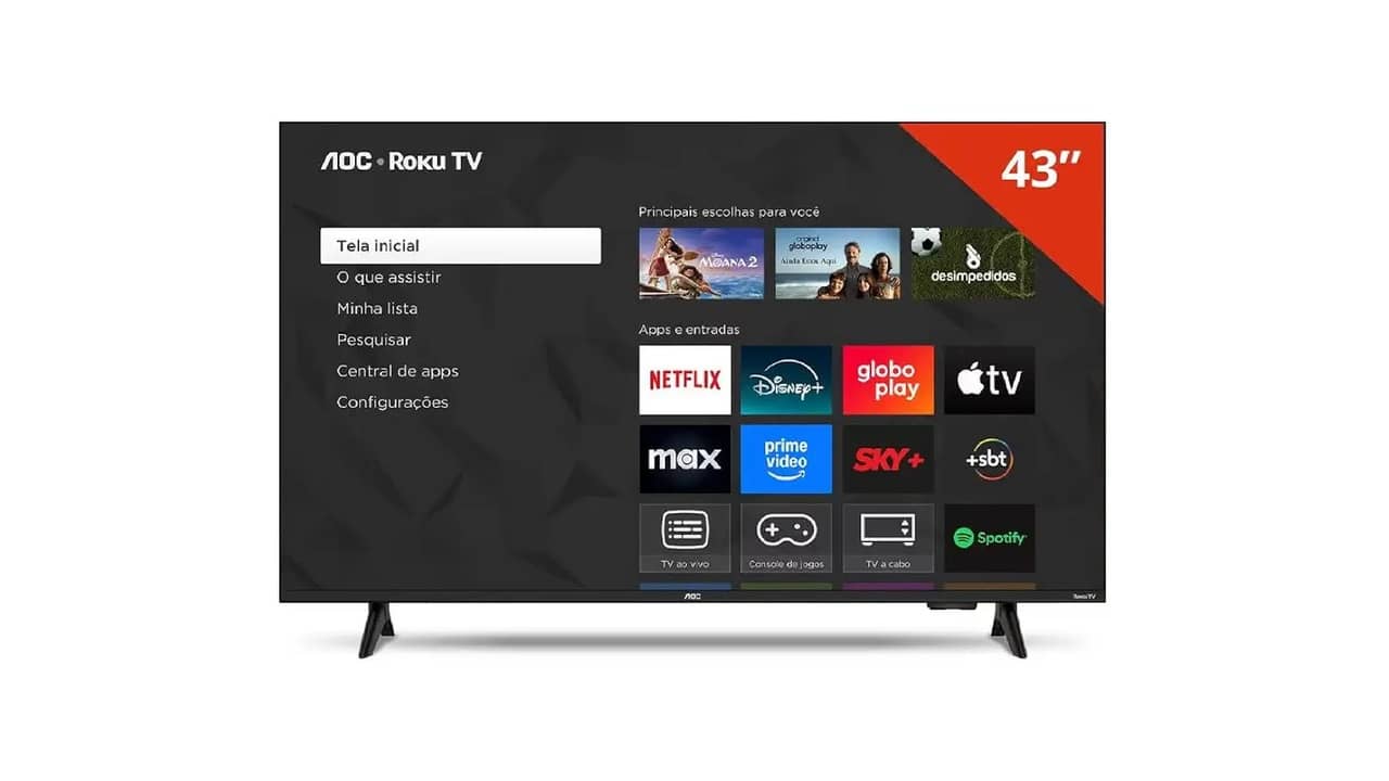 Melhor TV 43 Polegadas para PS5: A Melhor Opção para Gamers