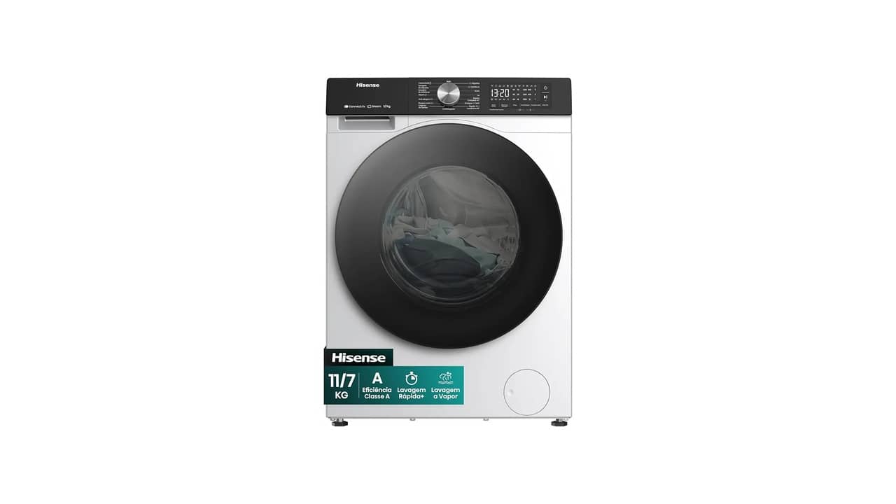 Qual Máquina de Lavar e Secar é Melhor? Hisense vs LG vs Samsung