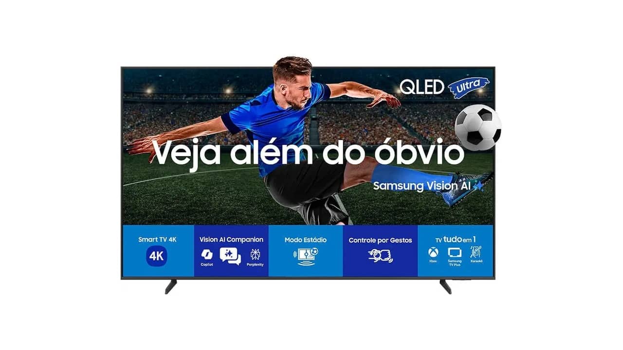 Melhor TV QLED Samsung: Top 10 Modelos com Tecnologia AI